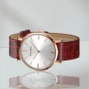 Factory wholesale of light luxury niche wristwatches, simple and versatile women's watches, creative leather strap waterproof quartz watches details Picture